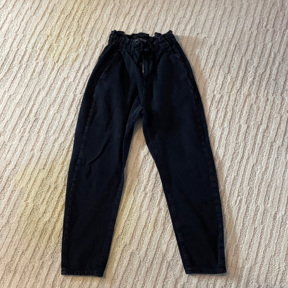 Zara High Waisted Mom Jeans